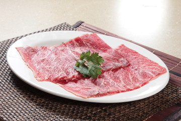 raw beef