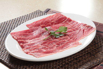 raw beef
