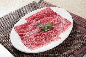 raw beef