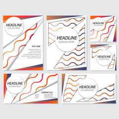 fresh background flyer style background Design Template