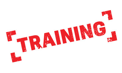 Fototapeta premium Training rubber stamp. Grunge design with dust scratches. Effects can be easily removed for a clean, crisp look. Color is easily changed.