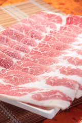 raw beef