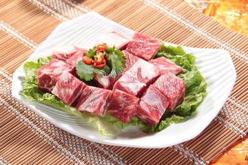 raw beef