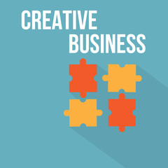 Creative business concept background vector