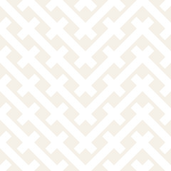 Weave Seamless Pattern. Stylish Repeating Texture. Black and White Geometric Vector Illustration.