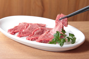 raw beef