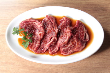 raw beef