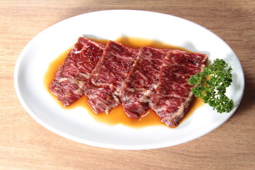 raw beef