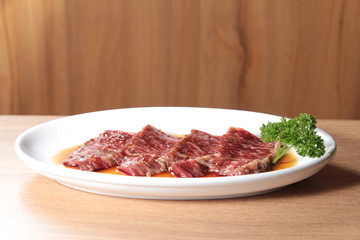 raw beef