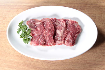 raw beef