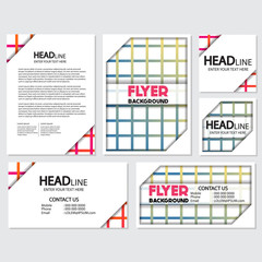 fresh background flyer style background Design Template