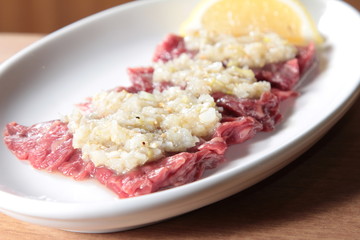 raw beef
