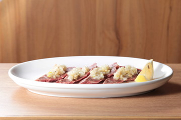 raw beef