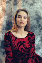 Fototapeta premium Beautiful woman portrait close up