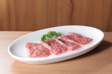 raw beef