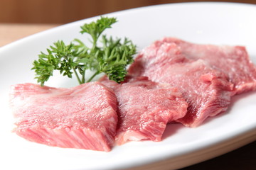 raw beef