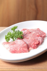 raw beef