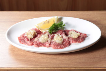 raw beef
