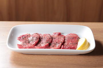 raw beef