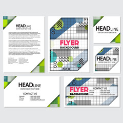 memphis background style Design Template