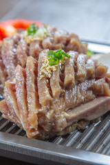 raw beef