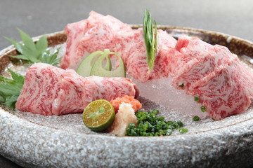 raw beef