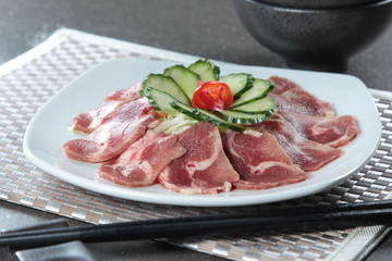raw beef