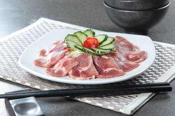 raw beef