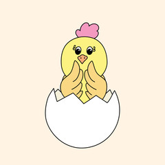 Easter chick