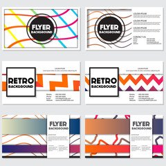 fresh background flyer style background Design Template