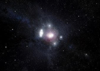 Obraz premium galaktyka w wolnej przestrzeni