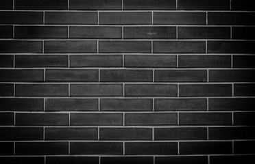 Black brick wall background.