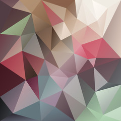 vector abstract irregular polygon background with a triangle pattern in pastel multi color