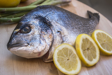 pescado al limon con verdura