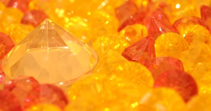 Diamond Crystal closeup macro shot