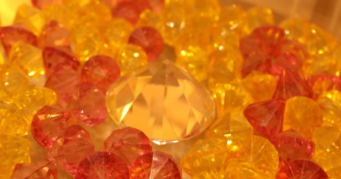 Diamond Crystal closeup macro shot