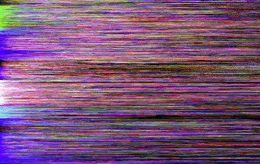 Colorful glitch screen background