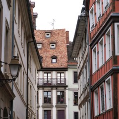 Fototapeta premium in Straßburgs historischer Altstadt