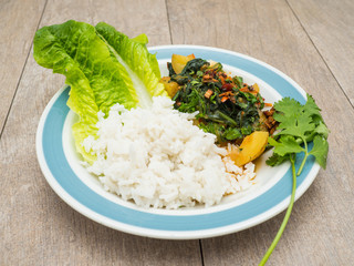 Saag Aloo - Indian vegetable curry