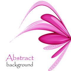 Abstract pink floral background