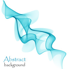Abstract background with turquoise waves