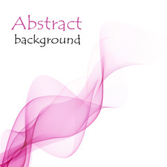 Abstract background with pink waves
