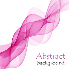 Abstract background with pink waves