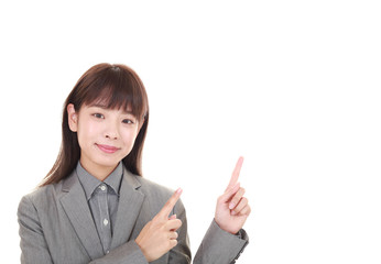 笑顔のビジネスウーマン
