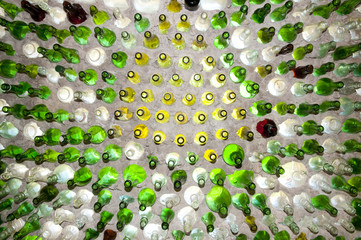 Glass Bottle Wall - Prince Edward Island - Canada