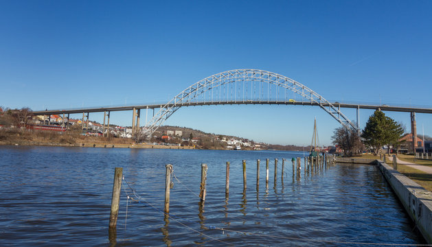 Bridge in Fredrikstad, Norway