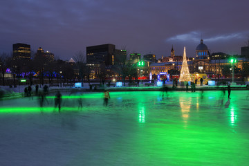 Skating in Montreal