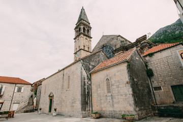 Fototapeta na wymiar St. Nicholas Church in Perast in Montenegro