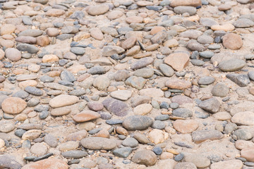 Rocks on the sand