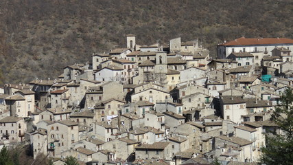 scanno colorful country in abruzzi